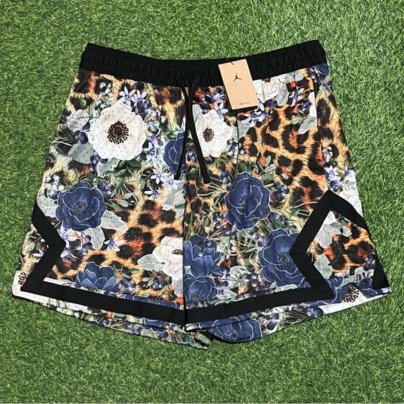 NWT Air Jordan Mesh Diamond Shorts Dri Fit Sport Mens 3XL Floral FQ2945-457 - Picture 1 of 11